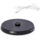 Lampe de table LED sans fil rechargeable Fogo noir