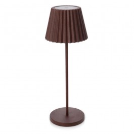 Lampe de table LED sans fil rechargeable Artik marron