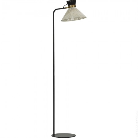 Lampadaire Cord noir