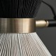 Club black floor lamp
