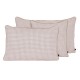 Housse de coussin Piana charbon carré + intérieur