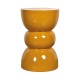 Titou lacquer ochre side table