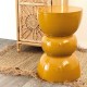 Titou lacquer ochre side table