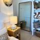 Solid teak 90 x 50 miror