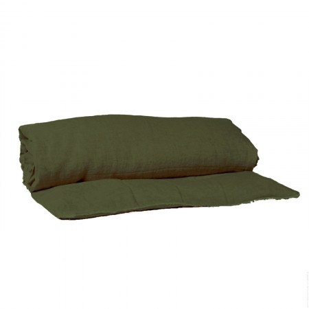 Limy kaki cotton quilt