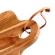 Teakwood round cutting board