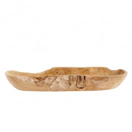 Teakwood oval bowl