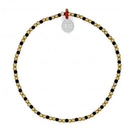 Bracelet 1 tour Bliss gold noir