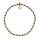 One turn Bliss gold blue bracelet
