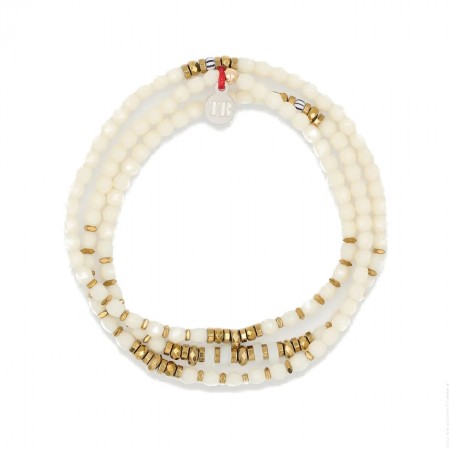 3 turn Raphael gold vanilla bracelet