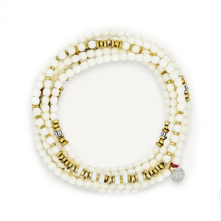 6 turn Blondie vanilla bracelet