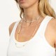Bracelet 6 tours Blondie vanille
