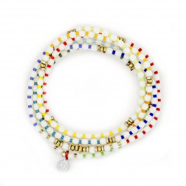 6 turn Iris vanilla bracelet