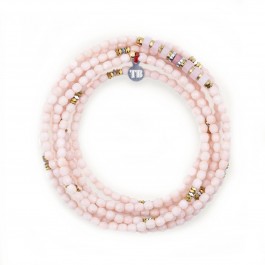 Bracelet 6 tours New Vir guimauve