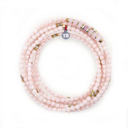 6 turn Nadege green forest bracelet