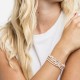 6 turn Nadege green forest bracelet