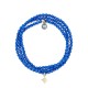 3 turn star gold denim bracelet