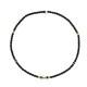 Collier Kelly gold noir mat