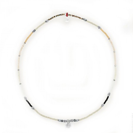Kelly gold black mat necklace