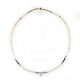 Collier Kelly gold noir mat