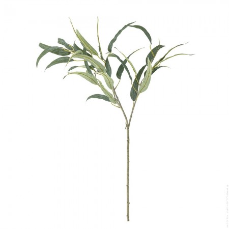 Fleur artificielle eucalyptus vert boule