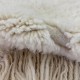 Moroccan Berber rug Beni Ouarain white ivory whit diamonds and black dashes 160 x 108 cm