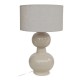 Lampe Champi beige 39 cm