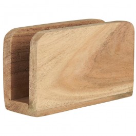 Napkins acacia wood holder
