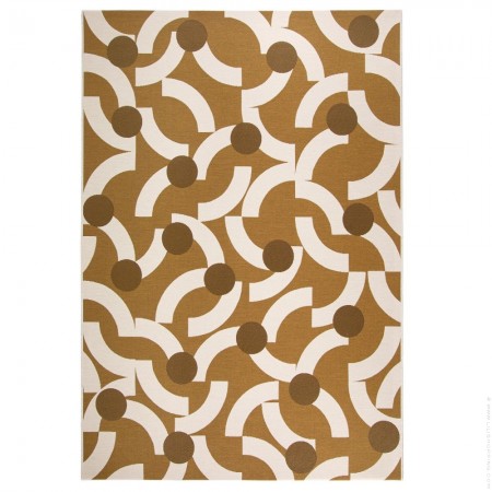 Tapis Tolède camel intérieur / extérieur