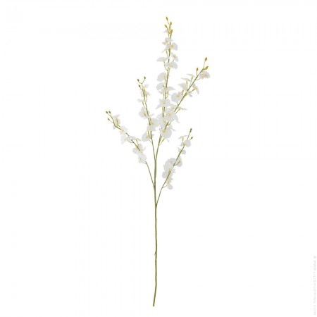 Fleur artificielle orchidée blanche