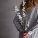 Fleur artificielle orchidée blanche