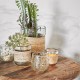 Recycled paper mache vase