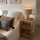 Grey terracotta lamp