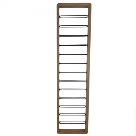 Wine rack in recycled teak