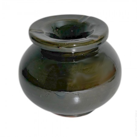 Khaki green ashtray