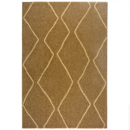 Tapis Dhaka naturel intérieur / extérieur