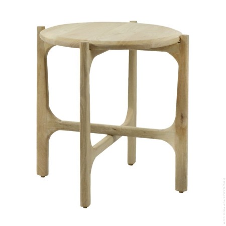 Table basse Cabane manguier H 50 D 45 