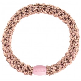 Hair tie and bracelet glitter pink dusty pink