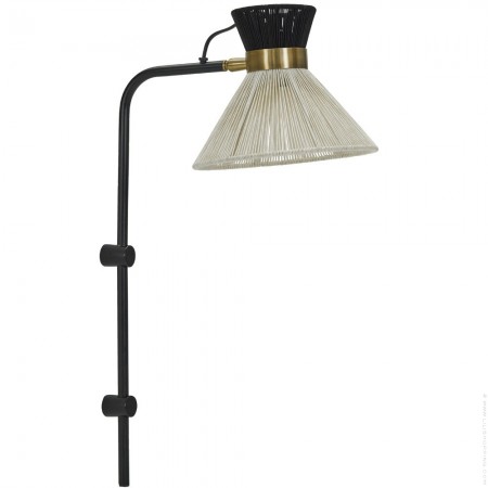 Lampadaire Cord noir