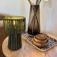 Lampe de table en corde kaki
