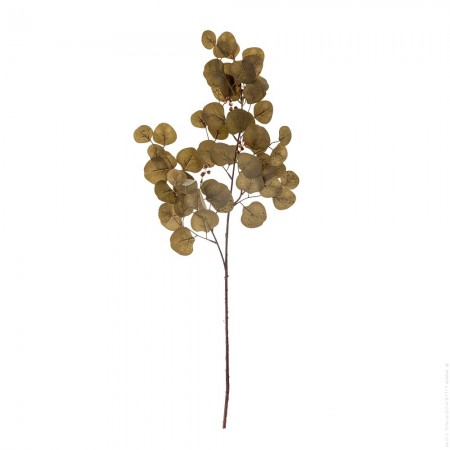Fleur artificielle eucalyptus marron