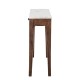 Hauge marbre and mango wood console table