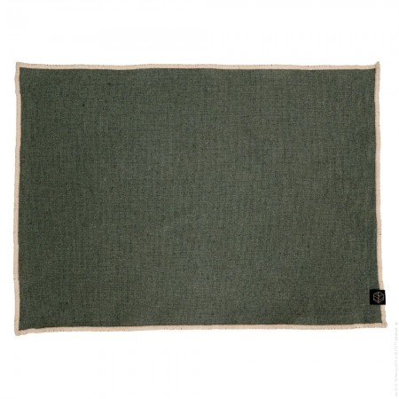 Corte khaki linen 40 x 40 napkin