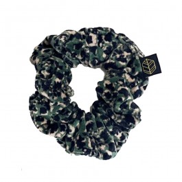 Khaki Gairo scrunchie
