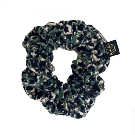 Khaki Gairo scrunchie