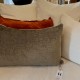 Housse de coussin rectangle Manhattan brick + intérieur