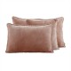 Housse de coussin rectangle Kobe mocaccino + intérieur