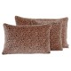 Housse de coussin rectangle Kobe mocaccino + intérieur