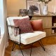 Housse de coussin carré Kobe Gairo + intérieur