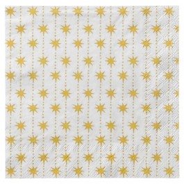 40 serviettes en papier Star